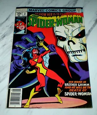 Buy Spider-woman #3 NM- 9.2 Pages 1978 Marvel Newsstand Variant • 11.86£