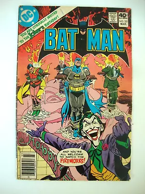 Buy Batman #321 * March 1980 * Fireworks @ Joker's Birthday Party • 15.21£