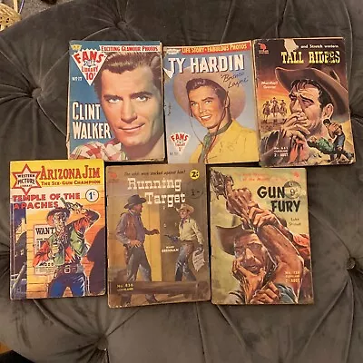 Buy 6x Vintage 1950s US Cleveland Western Pocket Comics Cowboy • 5£