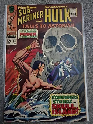 Buy Tales To Astonish #96 - 1967 - Sub-Mariner & Hulk - VG/FN • 13.49£