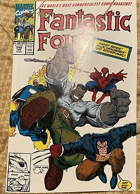 Buy Fantastic Four 348 Marvel Comics 1990 Vintage VF Wolverine Hulk Spider-Man Key @ • 3.21£