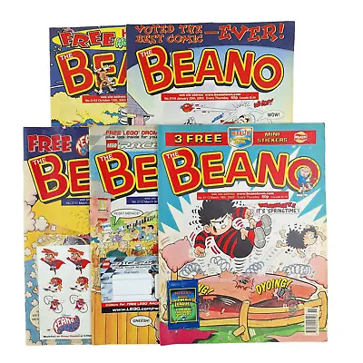 Buy 5 The Beano Comics Including No. 3111 3112 3113 3143 3158 UK Paper Accessories • 30£