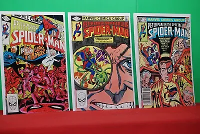 Buy Peter Parker Spectacular Spider-Man 1982 #67 #68 #69 • 6.37£