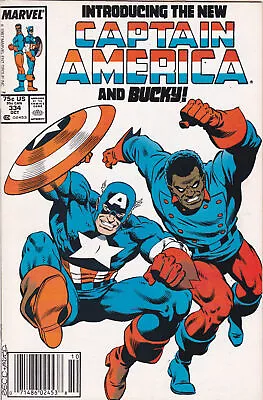 Buy Captain America #334 Key 1st App Of Lemar Hoskins As Bucky Marvel Newsstand • 4.08£