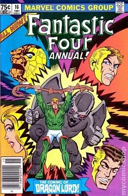 Buy Fantastic Four Annual #16 VF 1981 Stock Image • 4.48£