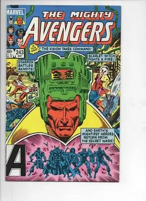 Buy AVENGERS #243, NM-, Captain America, Vision, 1963 1984, More Marvel In Store • 9.52£