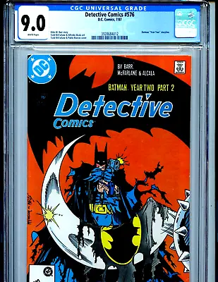 Buy Detective Comics # 576 CGC 9.0 VF/NM 1987 DC Batman Year 2 Amricons K67 • 102.90£