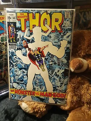 Buy Thor 169 - G/vg - Galactus Origins Part 2 - 1969 - Kirby, Lee, Romita Sn • 69.99£