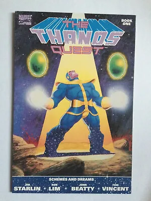 Buy Thanos Quest Book 1 Marvel Comics 1st Print 1990 Jim Starlin • 28£