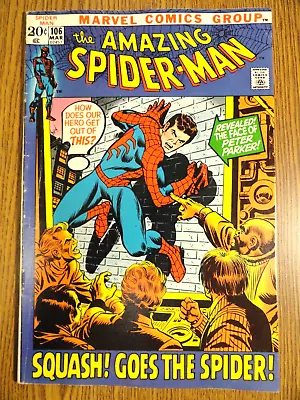 Buy Amazing Spider-man #106 Romita Cover Stan Lee Key Smythe Slayer 1st Print Marvel • 48.47£