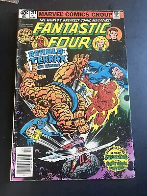 Buy FANTASTIC FOUR #211 1st Appearance Of Terrax The Tamer Key Issue Marvel 1979 • 10.27£