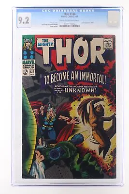 Buy Thor #136 - Marvel Comics 1967 CGC 9.2 2nd Appearance Of Lady Sif • 264.24£