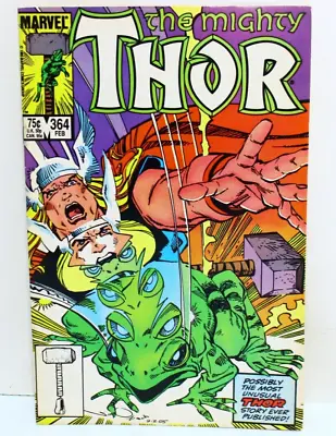 Buy The Mighy Thor #364 1st Appearance Of THROG THE THUNDER FROG February 1986 • 11.87£