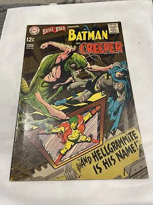 Buy Brave And The Bold #80 DC 1968 Mid GradE Batman And Creeper – Neal Adams Cover • 19.99£