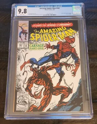 Buy Amazing Spider-Man #361 1st Printing CGC 9.8 1992 1st Carnage WHITE PAGES • 265.04£