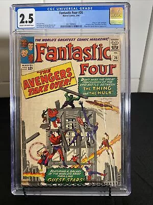 Buy Fantastic Four #26 CGC 2.5  Avengers Crossover! Thing! • 158.88£