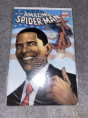 Buy Amazing Spider-Man #583 3rd Print Variant NM+ 9.6 Barack Obama Cover RARE MARVEL • 15.98£