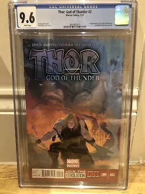 Buy Thor God Of Thunder #2 CGC 9.6 - 1st Gorr & Necrosword - MCU Love & Thunder • 79.95£