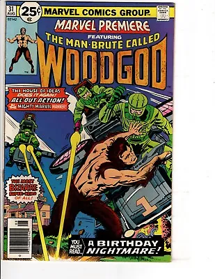 Buy Marvel Premiere #31 Comic Book FIRST APPEARANCE OF WOODGOD  KIRBY COVER   1976 • 10.39£