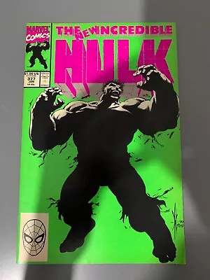 Buy Marvel The Incredible Hulk #377 1991 VF/NM 1st App Of Professor Hulk • 15£