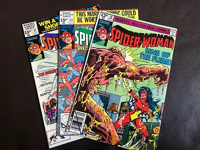 Buy Marvel Comics Spider-Woman #18,30 & 31 1979/80 (3 Comic Bundle/job Lot) • 7£