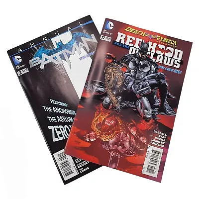 Buy Dc Comics Batman Bundle X 2 The Annual 2 Red Hood And The Outlaws 17 The New 52 • 5.99£