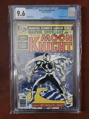 Buy Marvel Spotlight #28 CGC 9.6, 1st Solo Moonknight (Marvel 1976) • 369.61£