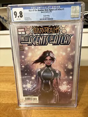 Buy War Of The Realms New Agents Of Atlas #1 CGC 9.8 Jeehyung Lee 1st Luna Snow • 57.36£