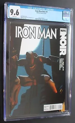 Buy Iron Man Noir #1 2010 1st Tony Stark Zemo Strucker Masque Of Earth-90214 CGC 9.6 • 91.66£
