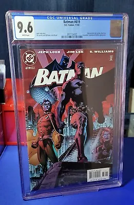 Buy Batman #619 CGC 9.6 White Pages Red (Hero) Background Variant Jim Lee Hush • 47.67£