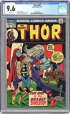 Buy Thor #209 CGC 9.6 1973 4355016001 • 111.93£