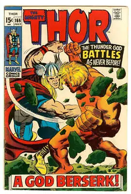 Buy Thor #166 5.0 // 2nd Full Appearance Of Him (warlock) Marvel Comics 1969 • 79.95£