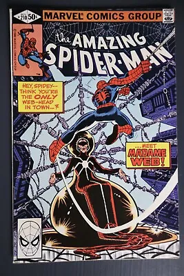 Buy The Amazing Spider-Man #210 Marvel Comics 1st Appearance Of Madam Web NM Raw • 150£