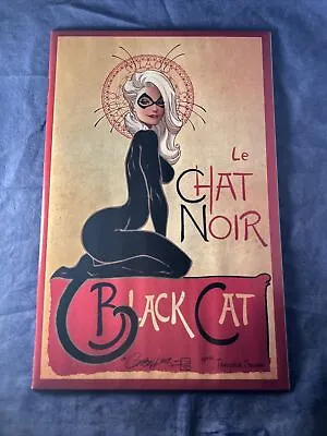 Buy BLACK CAT #1 J SCOTT CAMPBELL NM D Exclusive Variant LE CHAT NOIR MARVEL • 702.16£