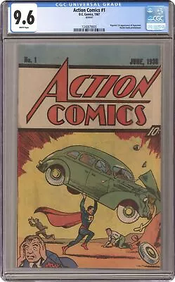 Buy Action Comics #1 Reprints #1 Nestle 10c Variant CGC 9.6 1987 1240879005 • 142.83£