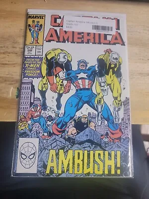 Buy Captain America #346 1988 Marvel Comics Comic Book • 1.60£