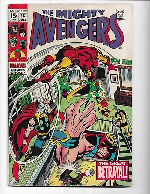 Buy Avengers 66 - Vg/f 5.0 - 1st Adamantium - Ultron-6 - Iron Man - Thor (1969) • 26.98£