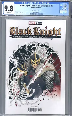 Buy Black Knight : Curse Of The Ebony Blade #1 CGC 9.8 White! Peach Momoko Variant! • 39.71£