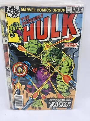 Buy Incredible Hulk 232 Marvel 1979 VG/FN Captain America Crossover • 8£