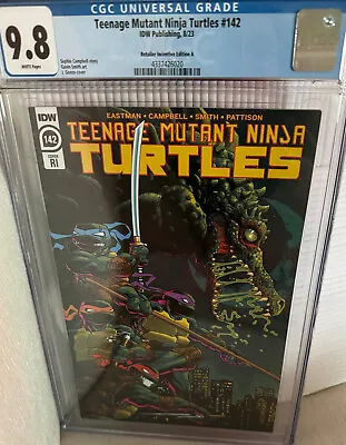Buy Teenage Mutant Ninja Turtles 142 RI-A 1:10 CGC 9.8 WP TMNT IDW • 56.03£