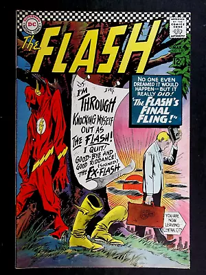 Buy Flash 159 FN 6.5  Kid Flash App. Vintage DC Comics 1966 • 39.52£