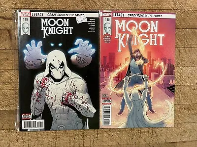 Buy Moon Knight #189 190 (2018) 1st Cover App Sun King Cameo Diatrice Marvel Comics • 3.94£