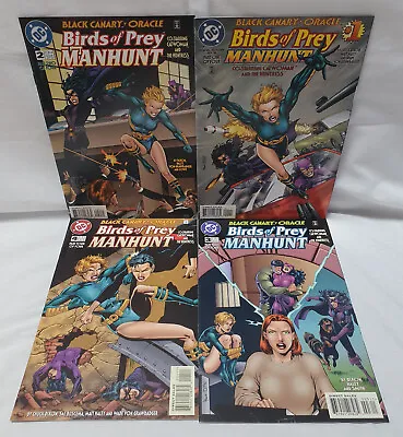 Buy Birds Of Prey Manhunt #1-4 Set VF/NM DC Comics 1996 Black Canary Oracle [CC] • 9.99£