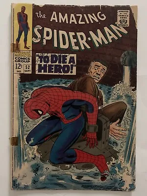 Buy Amazing Spider-man #52 1.5 Fr/gd 1967 3rd Appearance Of Kingpin Marvel Comics • 18.14£