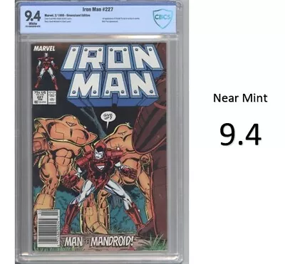Buy Iron Man #227 NS - Key & 1st App. Of Hulk Hogan, Trump, Etc. -CBCS 9.4 -New Slab • 65.61£