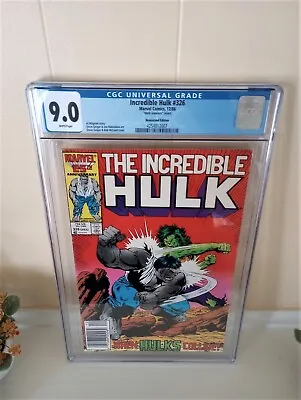 Buy Incredible Hulk 326 Cgc Mark Jewelers Newsstand Edition!! • 393.20£