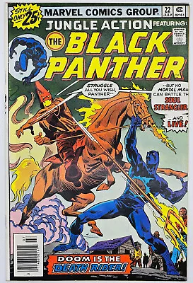 Buy Jungle Action -Black Panther #22 1976 8.0/VF BPanth Vs. KKK; 1st Soul Strangler! • 23.99£