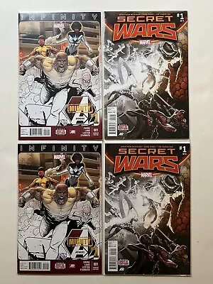 Buy Marvel Premiere Variant 4 Comic Lot Mighty Avengers X 2 Secret Wars 1 X 2 Promos • 15.80£