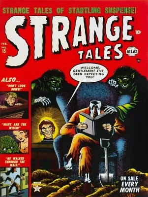 Buy Strange Tales #14 NEW METAL SIGN: Strange Tales Of Startling Suspense! • 15.79£