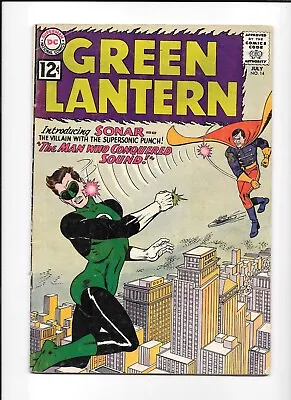 Buy GREEN LANTERN #14 DC COMICS 1962 VG *1st SONAR! APP • 22.39£